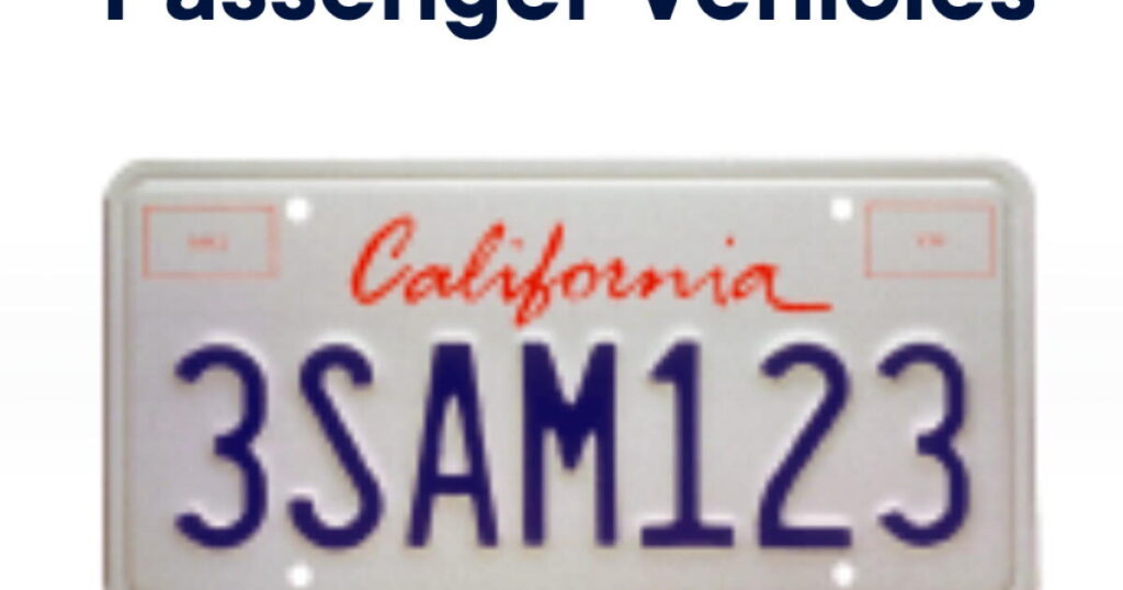California should think beyond letters and numbers for license plates