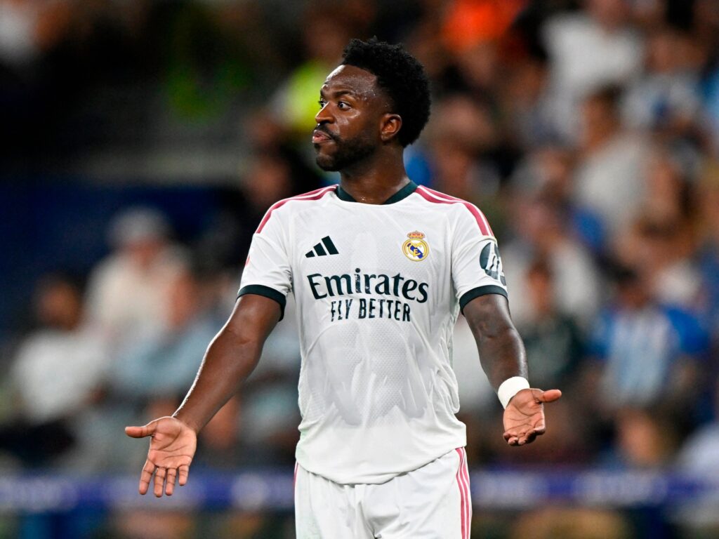 Real Madrid’s Vinicius banned for Clasico after hair-pull red card | Football