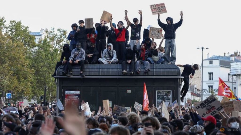 France pledges more teachers after school students vow no let-up
