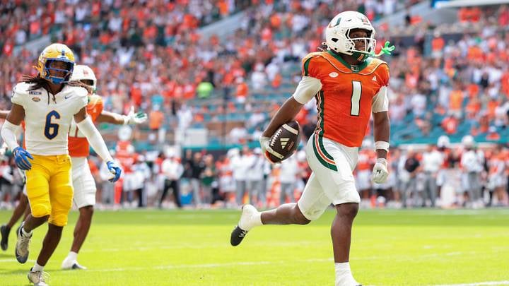 Miami Throws Back to Crush Pitt in No. 1 Showdown