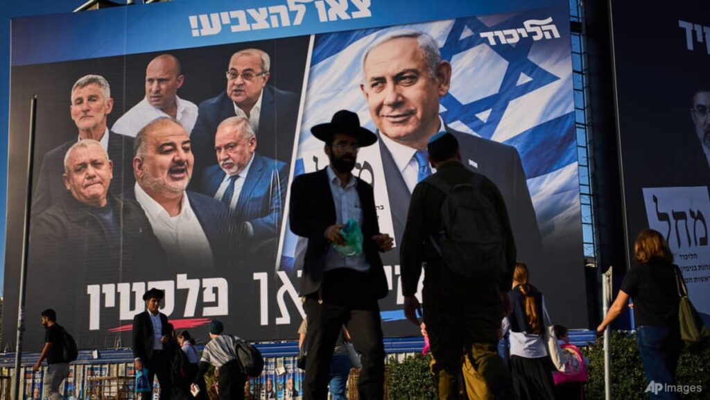 Netanyahu basks in Trump endorsement week before election