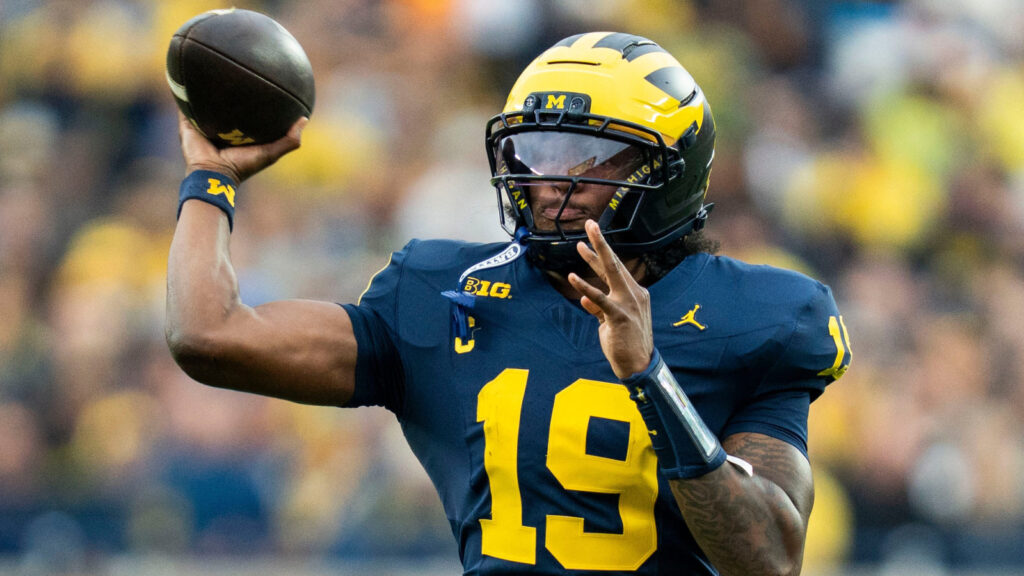 Bryce Underwood running out of real estate at Michigan