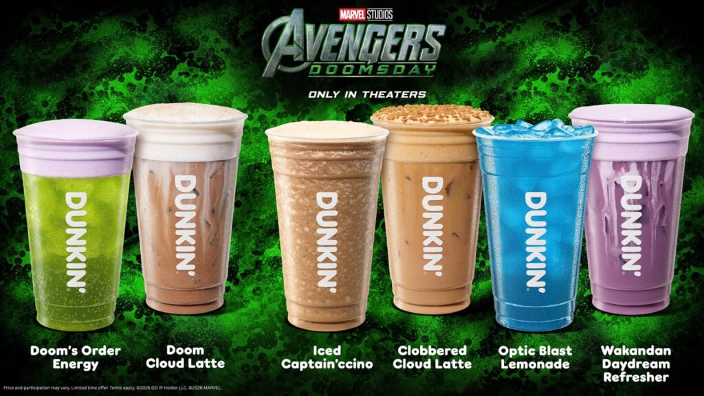 Dunkin’ Brews Up Marvel’s Avengers Doomsday Collab
