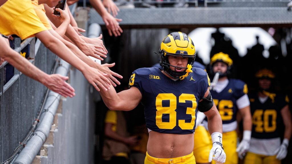 Michigan TE apologizes for leaked texts directed at coach