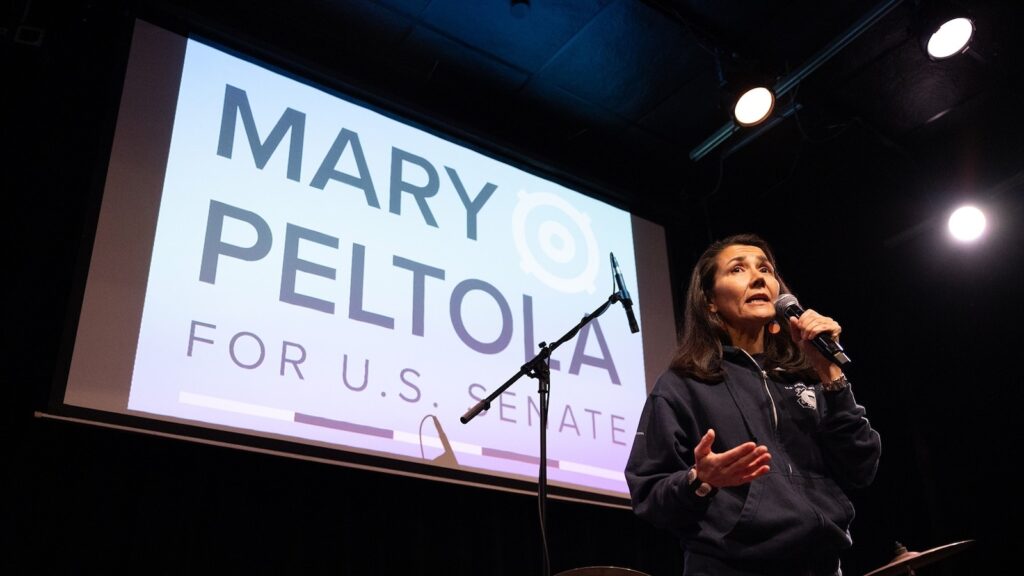 Peltola denies knowledge of ‘any other candidate’ on Alaska Senate ballot besides herself and incumbent Dan Sullivan