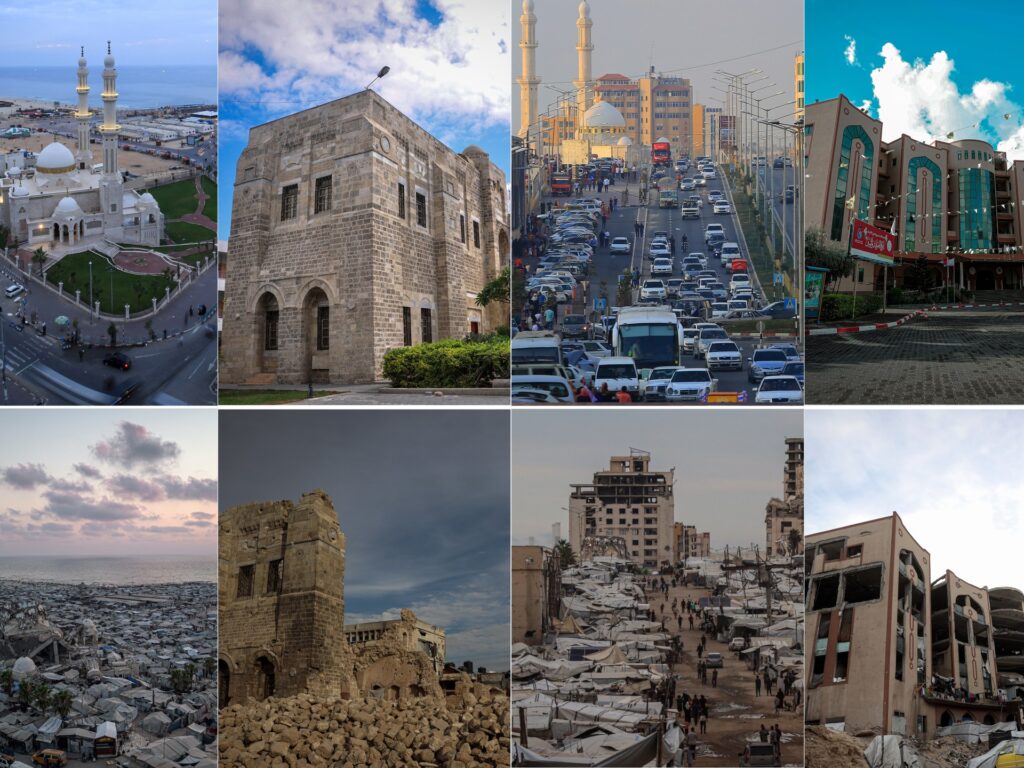 Photos: Gaza before and after – a city transformed by war | Gaza News