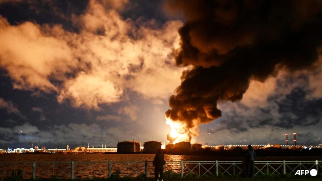 Ukraine sets Saint Petersburg refinery ablaze in large-scale drone attack